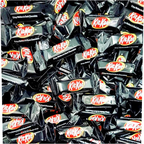 Pisoka KlT-KAT Crisp Wafers Miniatures, Dark Chocolate Snack Size (2LB)