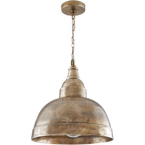 Capital Lighting Fixture Company Capital Lighting 330313XN Sedona Handcrafted Sand-Cast Aluminum Industrial Metal Dome Pendant Ceiling Light, 1-Light 100 Watts, 17