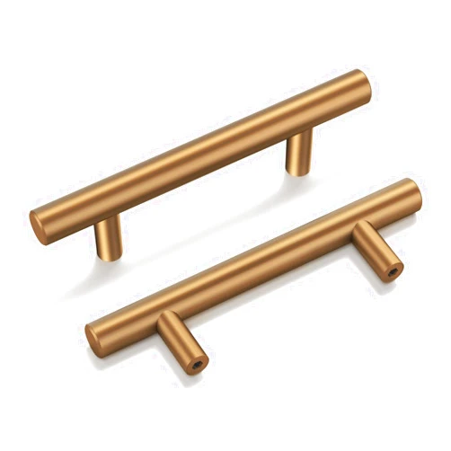 goldenwarm 25 Pack Champagne Bronze Cabinet Pulls Gold Cabinet Handles 3 inch(76mm) Champagne Drawer Handles Brushed Bronze Drawer Pulls Kitchen Bathroom Bedroom Furniture Hardware