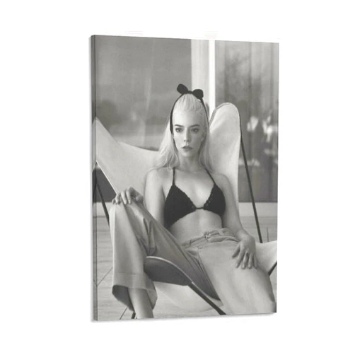 Generic Anya Taylor Joy Poster Female Star Sexy Art Poster (8)Canvas Wall Art Posters For Room Aesthetics And DCanvas Painted Posters And Printed Wall Art Pictures For Living Room Bedroom Decor12x18inch(30x45