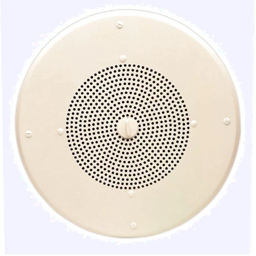 Valcom V-1220 One Way Amplified Dual Input Ceiling Speaker, 8-Inch