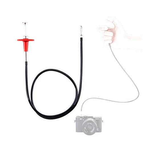 Fotasy JJC TCR-70R 70cm Mechanical Cable Shutter Release with Bulb-Lock for Fujifilm X10 X20 X30 X100s X100t X-Pro1 X-Pro2 X-E1 X-E2, Leica M6 M7 M8 and Nikon Df F4 FM2 F3 FE FM3a F80, Threaded Release Cable