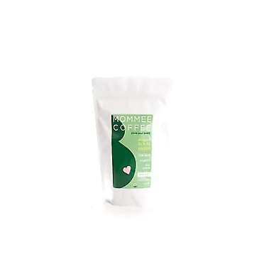 Mommee Coffee - Quarter Caf, Low Acid Coffee | Ground, Organic | Fair Trade, Water Processed - 11oz.