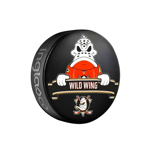 Generic Wild Wing Ducks Mascot Officially Licensed Hockey Puck