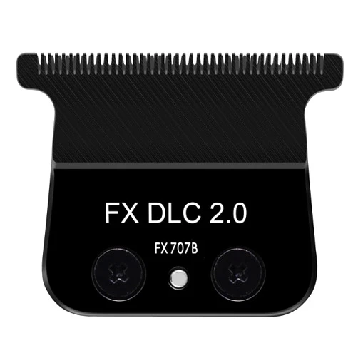 Dicuyeln FX DLC Replacement Trimmer Blade for All BaBylissPRO FX787 & FX726 Trimmer, FX707B DLC 2.0 Replacement Blades Compatible with BaByliss PRO Barberology Trimmer Blades, Black