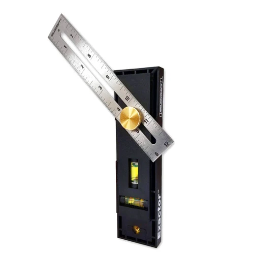 Milescraft 8406 Exactor - 9-in-1 Multi-Purpose, Measuring and Marking Tool for Woodworking and More