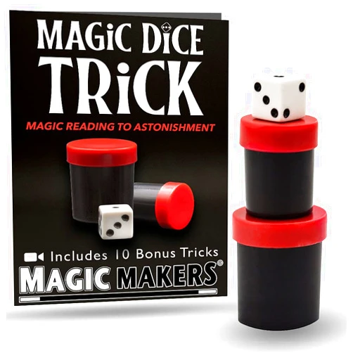 Magic Makers Easy Magic Trick Dice Mind Reading Effect