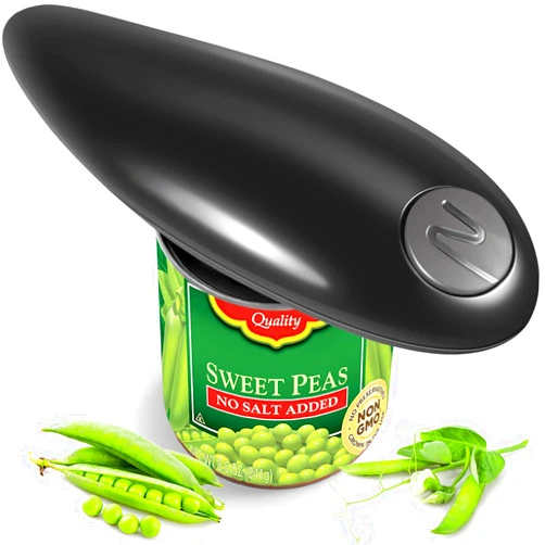 HIMMEL.HERZ.PAPIER Electric Can Opener One Touch Switch Smooth Edge Automatic Electric Can Opener, Food-Safe and Battery Operated Handheld Can Opener, Kitchen Gifts for Arthritis and Seniors