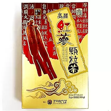 Korea One Ginseng.Co.Ltd 3g X 100bags(300g), Korean Red Ginseng Powdered Tea, From Korea