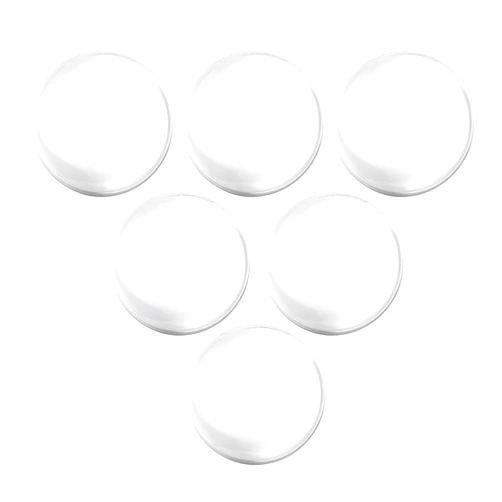Ravinte Hardware Door Stopper Wall Protector Door Bumpers for Walls with Strong Back Adhesive Door Knob Wall Protector for Kitchen Cabinets (Clear, 12pcs)