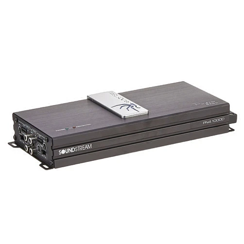 Soundstream PN4.1000D 1000W 4-Channel Picasso Nano Series Class D Amplifier, Gray