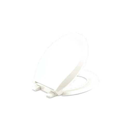 KOHLER 4639-RL-96 Cachet ReadyLatch Quiet-Close Round Toilet Seat, Soft Close Lid, Round Toilet Seat, Biscuit