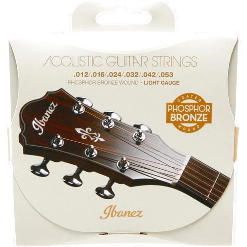 Ibanez Phospher Bronze Acoustic Guitar Strings-Light Guage (IACSP6C)