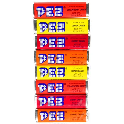 Pez Candy Refill 8Pk Assorted Fruit, 2.31 oz