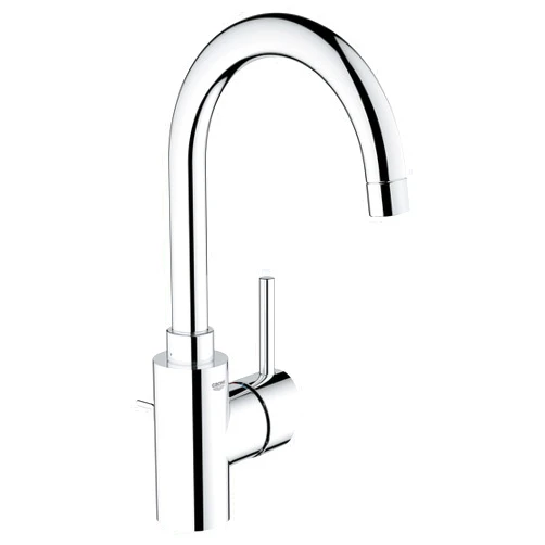 GROHE 32138002 Concetto, Single Hole Single-Handle L-Size Bathroom Faucet 1.2 GPM, Chrome