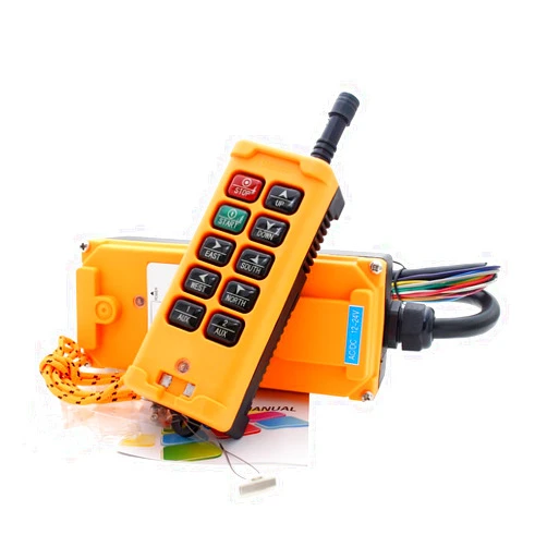 Creatorele 10 Key Hoist Crane Radio Wireless Remote Control Industrial Transmitter&Receiver (AC/DC12-24V)