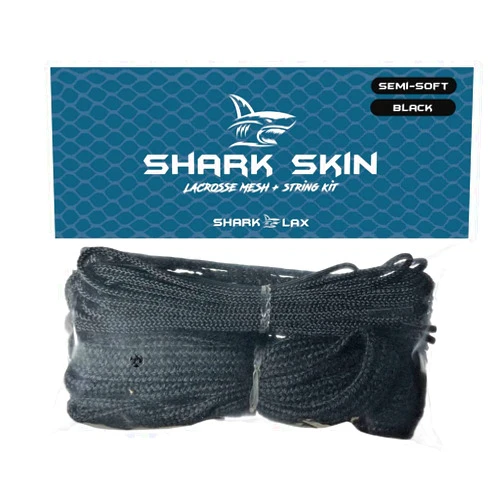 Shark Lax SemiSoft Lacrosse Mesh & Lacrosse Stringing Kit - Lacrosse String kit - Use SemiSoft Lacrosse Mesh and Lacrosse Strings for The Best Performance