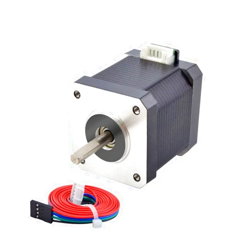 STEPPERONLINE Nema 17 Stepper Motor 2A 55Ncm Bipolar 1.8 Degree 4-Lead for 3D Printer CNC Extruder,1 Pack