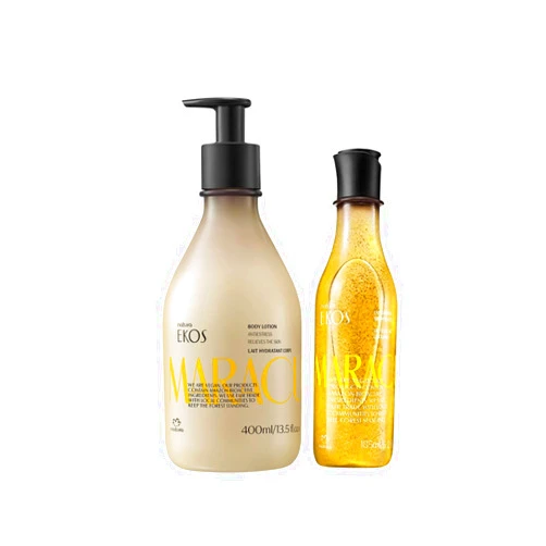 natura Ekos Maracuja Soothing Care Essentials: Maracuja Body Lotion + Exfoliating Shower Gel