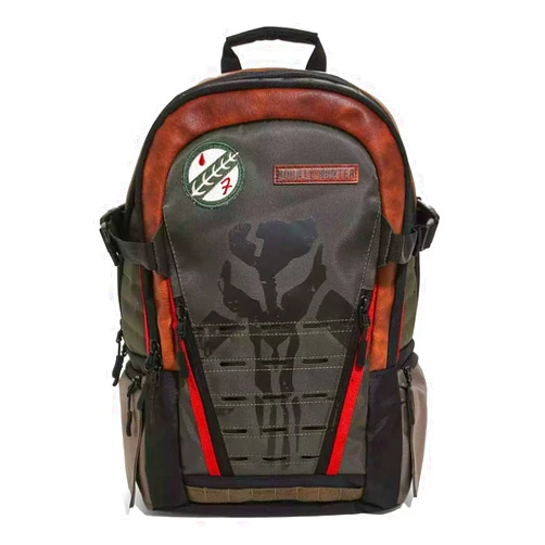 Bioworld Star Wars Boba Fett Bounty Hunter Utility Tech Adult Laptop Backpack