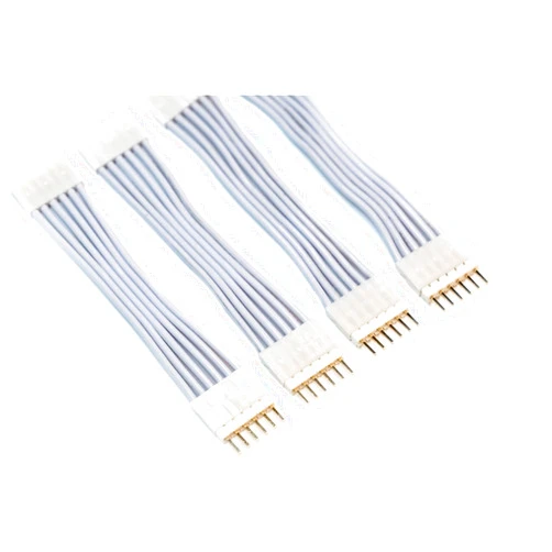 Litcessory Flexible Corner Connector/Extension Cable for Philips Wiz LED Light Strips (2in, 4 Pack, White)