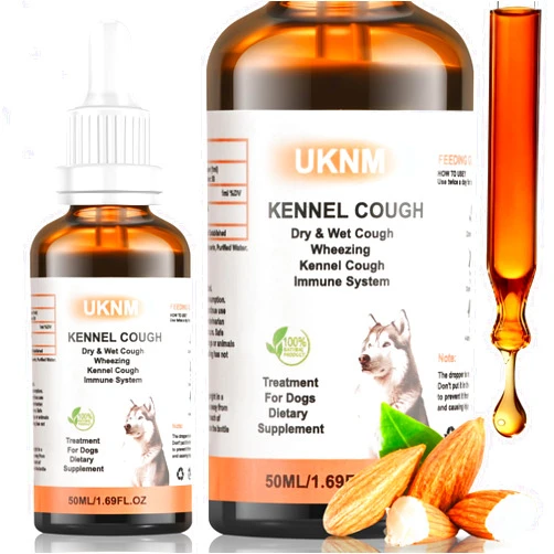 UKNM Kennel Cough Treatment, UKNM Kennel Cough Drops for Dogs,Natural Cough Supplement for Dogs,Herbal Kennel Cough Drops for All Breeds & Size