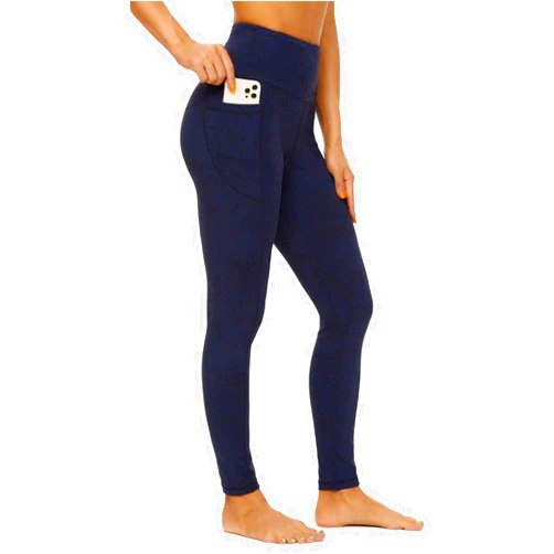 ROSA JUNIO High Waist Leggings with Pockets for Women, Stretch Workout Leggings Exercise Athletic Yoga Pants