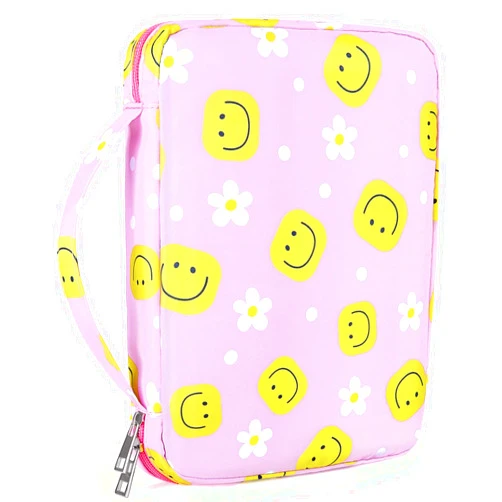 ICOSY Bible Cover Case for Women Girls Kids Bible Case Large Bible Tote Bag with Handle Bible Journaling Supplies for Kids Bible Cover for Bible Study Accessories Supplies