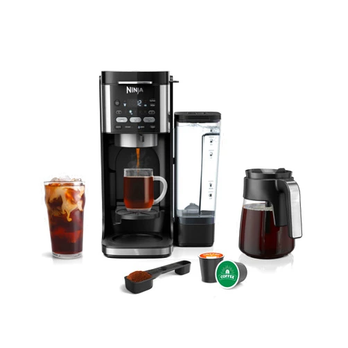 Ninja Drip Coffee Maker With K Cup Combo, DualBrew Pro Specialty Coffee Machine, Hot and Iced Coffee Maker Compatible with K-Cup Pods, 12 Cup Single Serve Coffee Maker with Paper Filter, CFP101