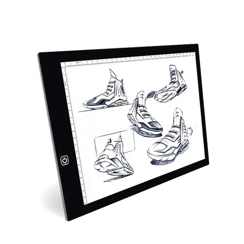 Enjoy Home R.S. Ultra Thin A4 LED Light Box Adjustable Brightness Drawing Copy Board with USB Power Cable, for Diamond Painting Artists Sketching Animation