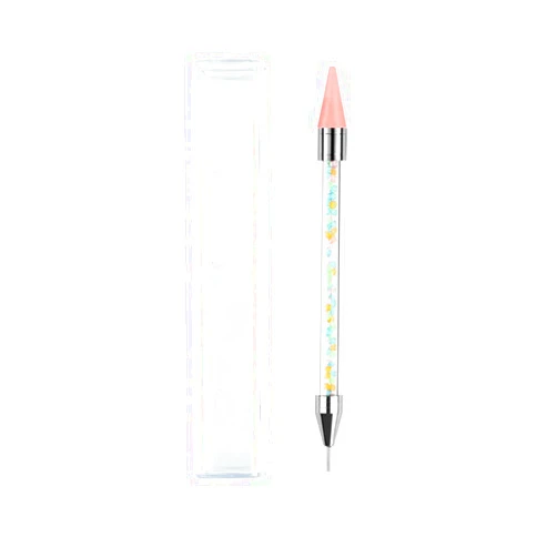 Mongtaydep Diamond Painting Pen Nail Rhinestone Picker Dotting Pen Wax Pencil Dual-ended Rhinestone Gems Crystal Beads Handle Manicure Nail Art DIY Decoration Tool