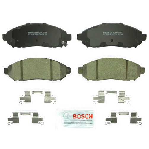 BOSCH BC1094 QuietCast Premium Ceramic Disc Brake Pad Set - Compatible With Select Nissan Frontier, Pathfinder, Xterra; Suzuki Equator; FRONT