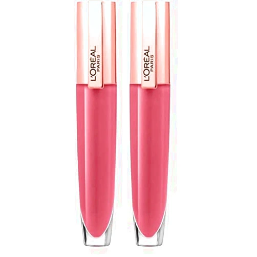 L’Oréal Paris L'Oreal Paris Glow Paradise Hydrating Tinted Lip Balm-in-Gloss with Pomegranate Extract & Hyaluronic Acid, Ultra-Gentle, Non-Sticky Formula, Rosy Utopia, 0.23 Fl Oz (Pack of 2)