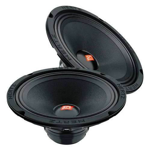 Hertz SPL Show Series SV-200-NEO 8 in. (200mm) SPL 4-Ohm Midrange Speakers (Pair) with Neo Magnets and UV/Waterproofing