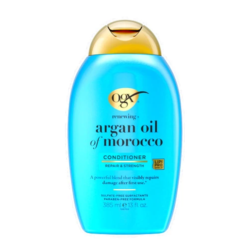 OGX Renewing + Argan Oil of Morocco Conditioner, Repair Conditioner & Argan Oil Helps Strengthen & Repair Dry, Damaged Hair, Paraben-Free, Sulfate-Free Surfactants, 13 fl. oz