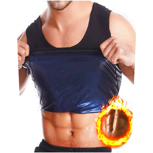 Beotyshow CGTFY Gynecomastia Compression Shirts Men Tank Top Sauna Sweat Shirts,Slimming Body Shaper Vest for Men