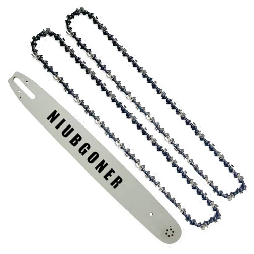 NIUBGONER 20 inch Chainsaw Guide Bar and Chain,Replacement Chainsaw Guide Bar For Stihl MS271,MS291,MS311, MS391, MS362,MS661,MSE250,3/8,050,D025,72DL(Bar+2 Chains)