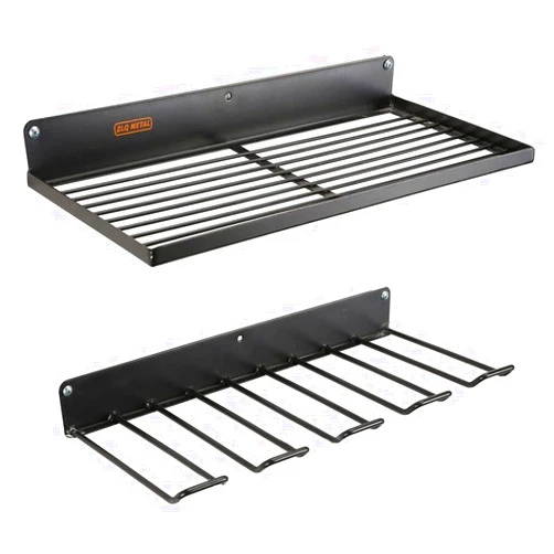 TRUELAND Power Tool Rack for Garage or Workshop Storage (4 Slots 2 Shelves)