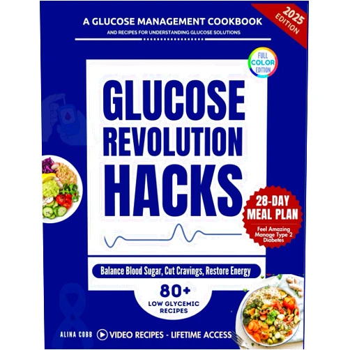 Alina Cobb Glucose Revolution Hacks: A Glucose Management Cookbook and Recipes for Understanding Glucose Solutions, Balance Blood Sugar, Cut Cravings, Restore Energy, Feel Amazing, and Manage Type 2 Diabetes