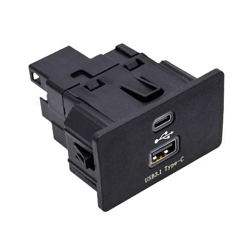 Generic Upgrade USB Interface for Apple Carplay & Android, Type-C + USB Module Hub Fits for Ford Lincoln SYNC 3 Version 3.4 Replaces# HC3Z-19A387-B-G Fast Charging
