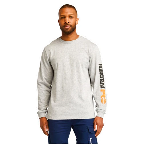 Timberland PRO Men's A6ESB Core Logo Long Sleeve T-Shirt
