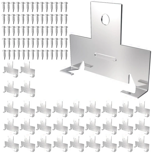 Appacare 34 PCS Recessed Light Clips for Retrofitting Recessed Light Canisters,Retrofit Light Clips Housing C Clips for Downlight with Self Tapping Screw,for Down Light Can Lighting,Use with Torsion Springs