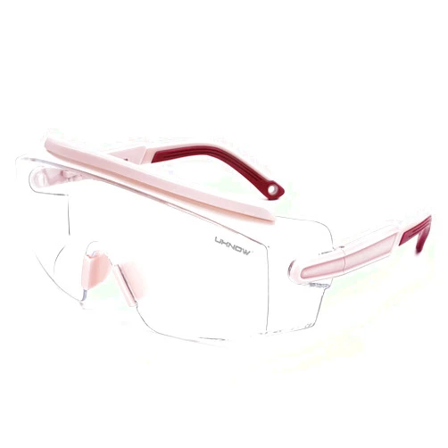 UKNOW Safety Goggles Over Glasses, Anti Fog Safety Glasses with Clear Wraparound Lens, ANSI Z87.1 Protective Eyewear