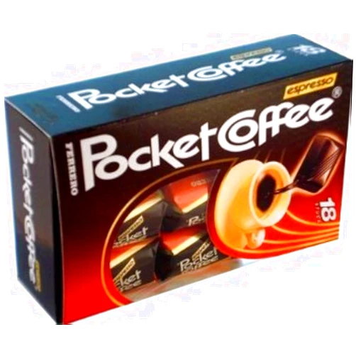Ferrero Pocket Coffee -Espresso Chocolates - 18 pieces - 1 box
