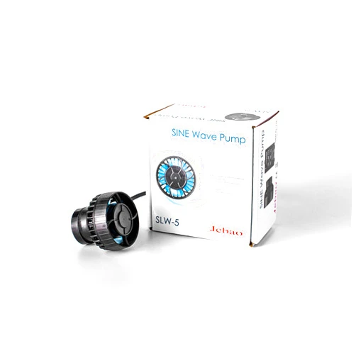 Jebao SLW Wave Maker Flow Pump with Controller for Marine Reef Aquarium (SLW-5, 792 GPH), Black