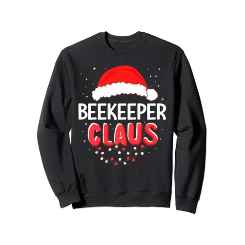 99 Gifts Fun Claus Group X-Mas Pajama Party Outfit Beekeeper Santa Claus Christmas Matching Costume Sweatshirt