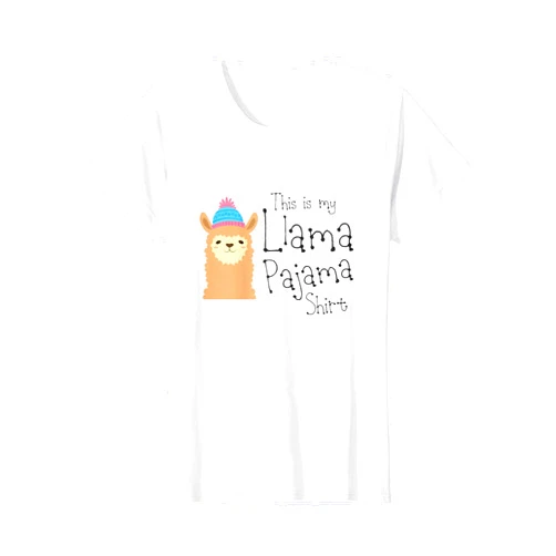 Cute This Is My Llama Pajama Shirt Gifts Womens & Kids This Is My Llama Pajama Shirt Cute Alpaca Gift