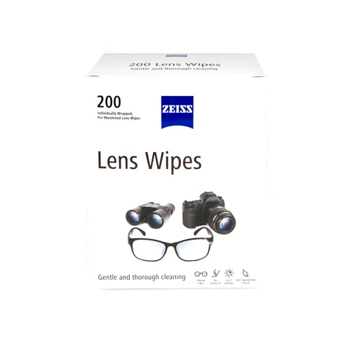 ZEISS Pre-Moistened Lens Cleaning Wipes, 200 Count