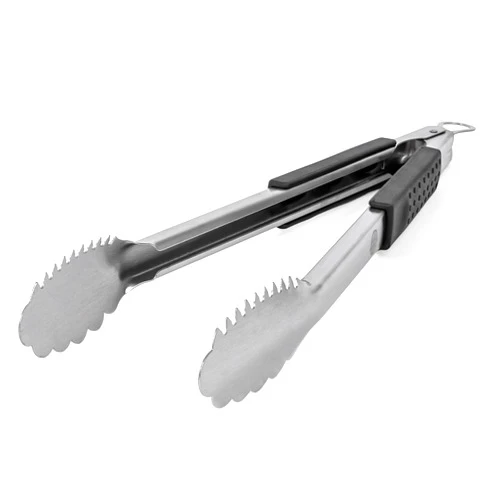 Grille Perfect Grill Tongs 16-Inch Extra Long Heavy Duty for Grilling and Barbecue Heat Resistant Hand Grips Stainless Steel for BBQ Outdoor Kitchen and Cooking Hot Grilled Food