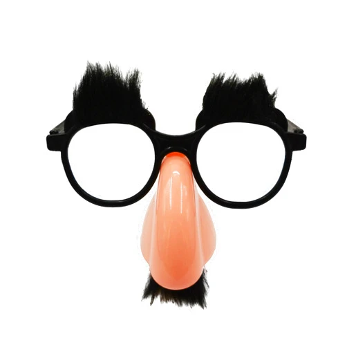 VIGUEUR Disguise Glasses with Nose, Big Nose Glasses Funny for Party